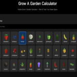 Grow A Garden Calculator