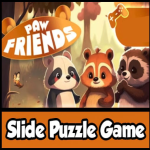 Paw Friends - Slide Puzzle Game