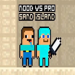 Noob vs Pro Sand island