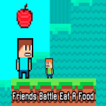 Friends Battle Eat A Food